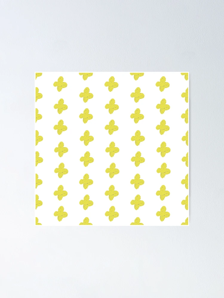 Thumbnail 1 of 3, Poster, Simple Yellow Flower Pattern designed and sold by OneLook.