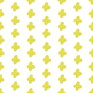 Artwork thumbnail, Simple Yellow Flower Pattern by OneLook