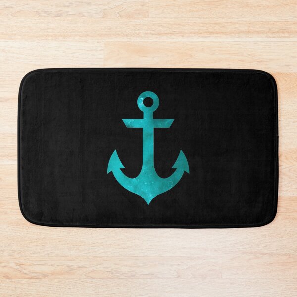 Item preview, Turquoise Sea Nautical Anchor designed and sold by Passion-For-Sea.