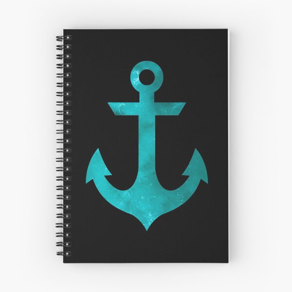 Item preview, Turquoise Sea Nautical Anchor designed and sold by Passion-For-Sea.