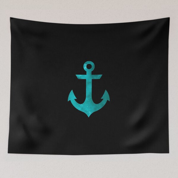 Item preview, Turquoise Sea Nautical Anchor designed and sold by Passion-For-Sea.