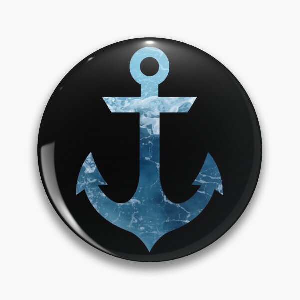 Item preview, Blue Ocean Nautical Anchor designed and sold by Passion-For-Sea.