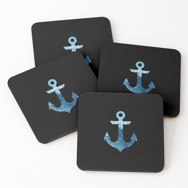Item preview, Blue Ocean Nautical Anchor designed and sold by Passion-For-Sea.