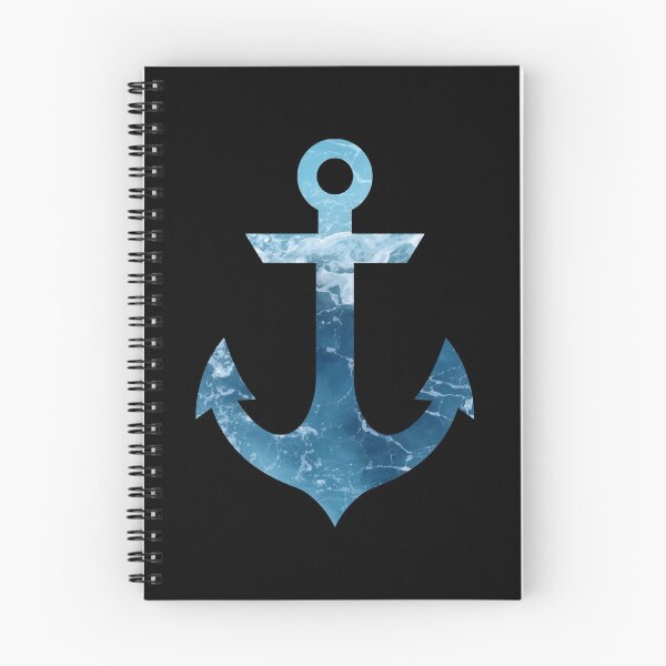 Item preview, Blue Ocean Nautical Anchor designed and sold by Passion-For-Sea.