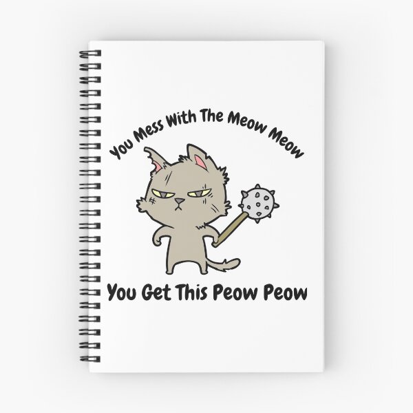 Item preview, You Mess With The Meow Meow You Get This Peow Peow- cute mom cat - funny cat  designed and sold by PIXEcompany.