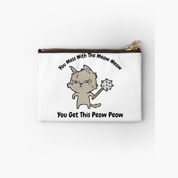 Item preview, You Mess With The Meow Meow You Get This Peow Peow- cute mom cat - funny cat  designed and sold by PIXEcompany.