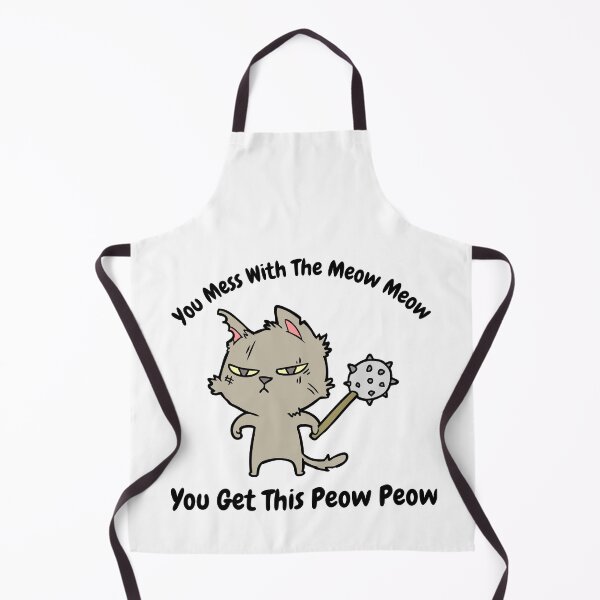 Item preview, You Mess With The Meow Meow You Get This Peow Peow- cute mom cat - funny cat  designed and sold by PIXEcompany.