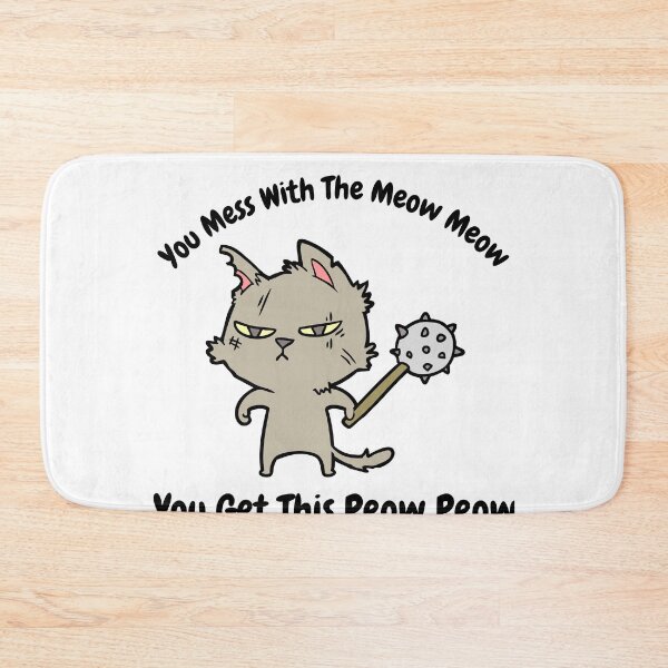 Item preview, You Mess With The Meow Meow You Get This Peow Peow- cute mom cat - funny cat  designed and sold by PIXEcompany.
