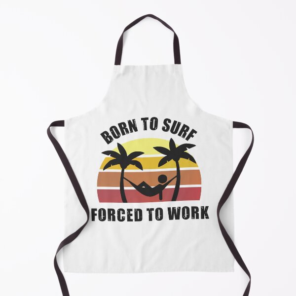 Item preview, Born to Surf Forced to Work Hammock designed and sold by MinimalSketches.