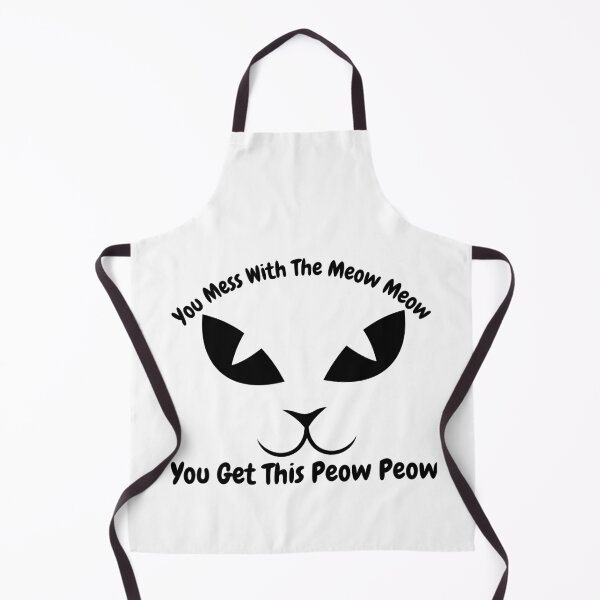 Item preview, You Mess With The Meow Meow You Get This Peow Peow- cute mom cat - funny cat  designed and sold by PIXEcompany.