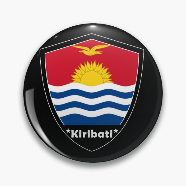 Artikelvorschau, Kiribati Flaggenabzeichen entworfen und verkauft von Gina-Driada.