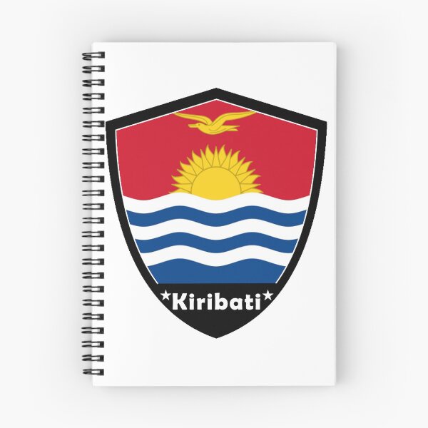 Artikelvorschau, Kiribati Flaggenabzeichen entworfen und verkauft von Gina-Driada.