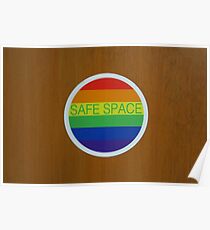 LGBT "Safe Space" sticker Poster