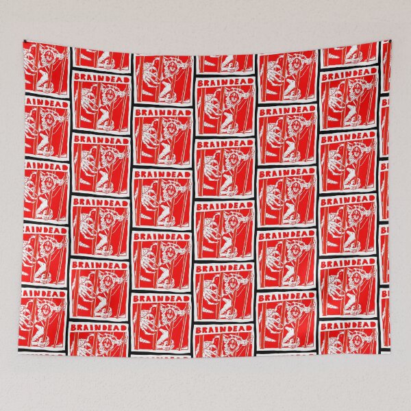 Item preview, Braindead Rat monkey red designed and sold by ScrambledBrain.