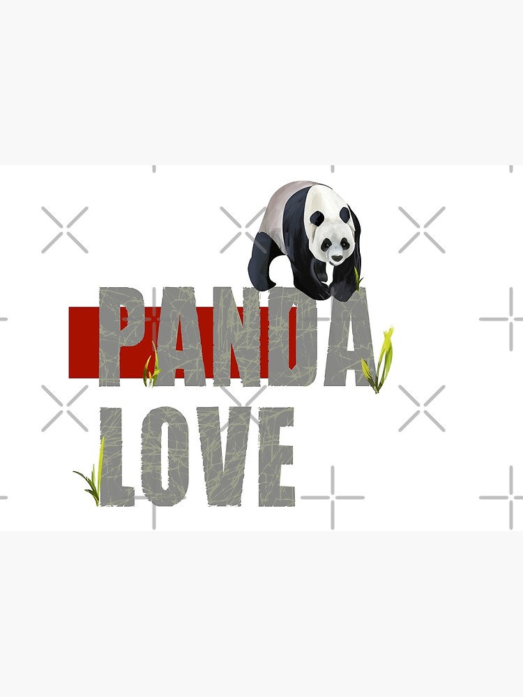 Póster Lindo Oso Panda Panda Love For Panda Lovers Caroline Laursen Original De 
