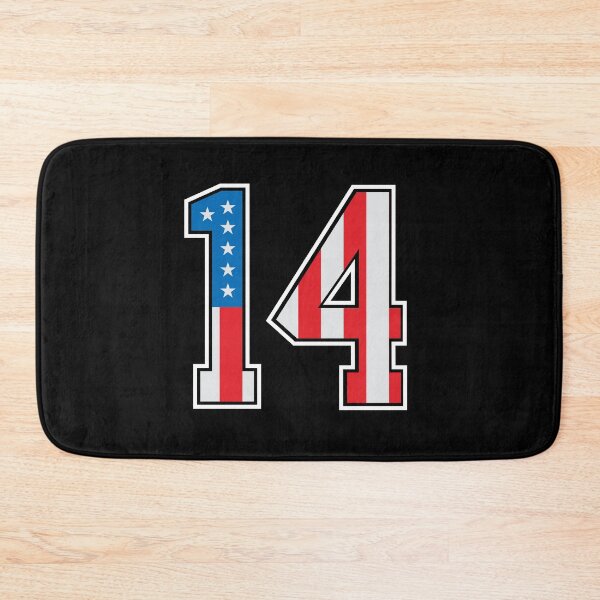Item preview, 14 American Classy Numbers fourteen United States Flag designed and sold by Urosek.
