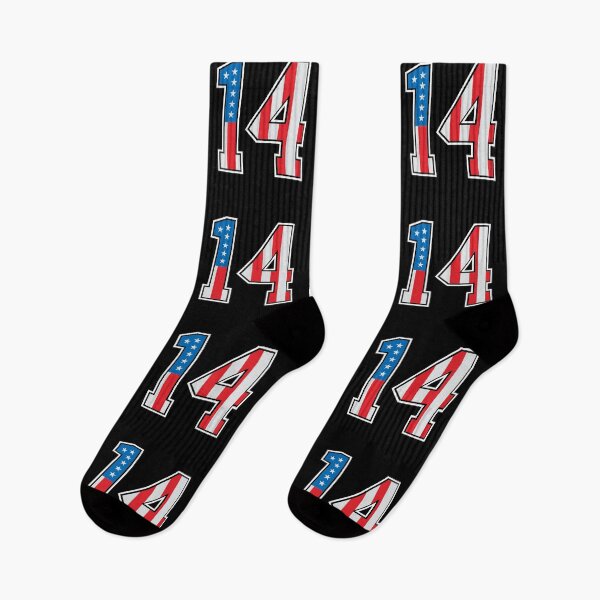 Item preview, 14 American Classy Numbers fourteen United States Flag designed and sold by Urosek.