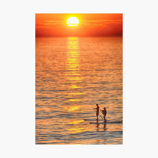 Long Boards at Sunset Photographic Print
