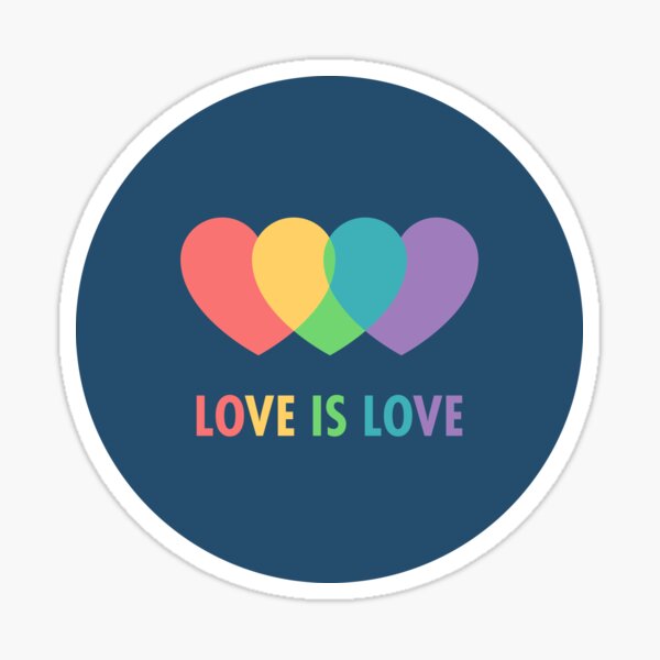 Love Is Love (Blue) Sticker