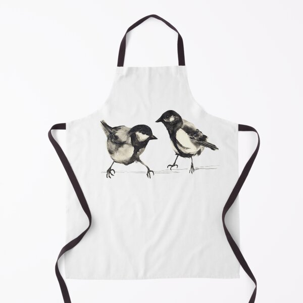 Item preview, Birds perched on branch. Parus major. Chickadee designed and sold by LauraBustos.