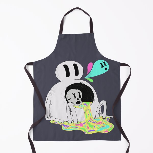Item preview, monster skull graffiti designed and sold by Binooo.