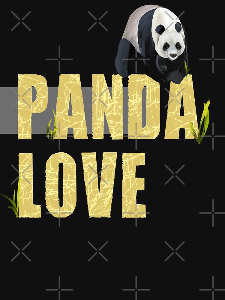 Cute Panda Bear Panda Love For Panda Lovers Caroline Laursen Original T Shirt For Sale By 