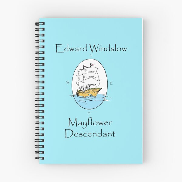 Item preview, Edward Windslow,  Mayflower Descendant designed and sold by NoteBTravel.