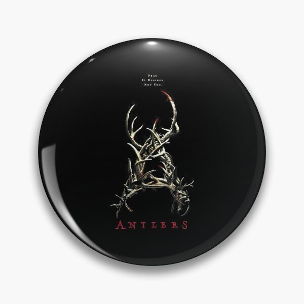 Item preview, Antlers Horror T-shirt designed and sold by samuraijerk.