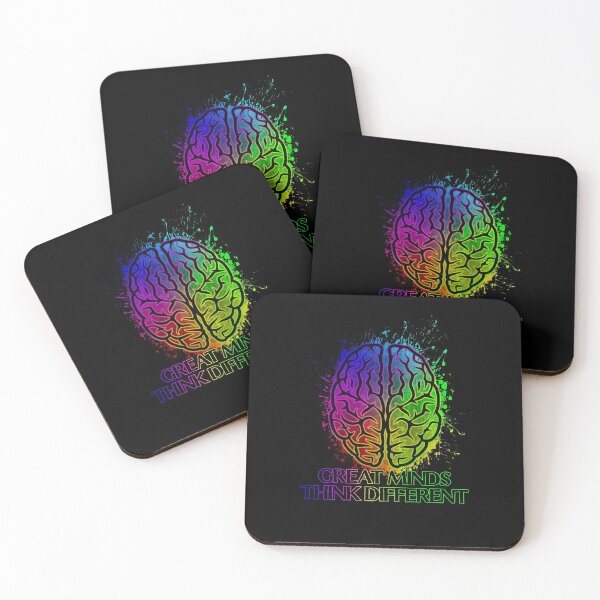 Item preview, Great Minds Think Different - Splatter - Rainbow designed and sold by jc007.