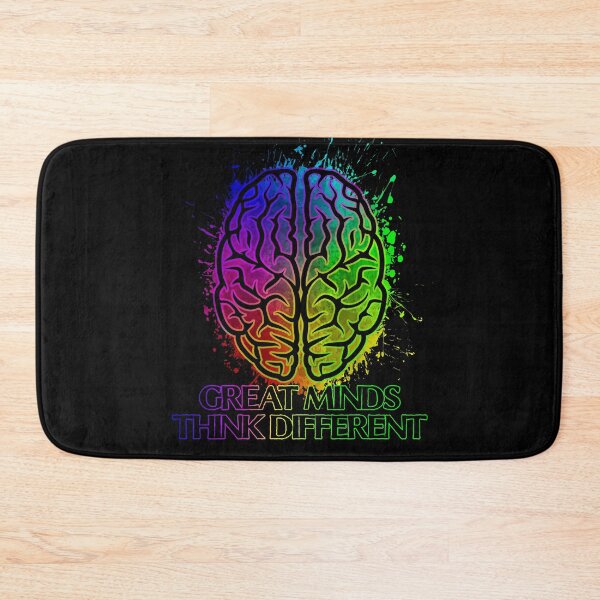 Item preview, Great Minds Think Different - Splatter - Rainbow designed and sold by jc007.