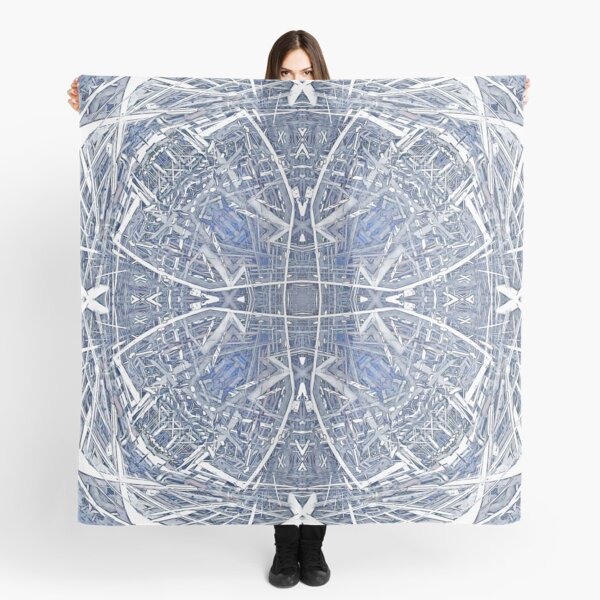 Piazza della Signoria Deconstructed in Blue Scarf