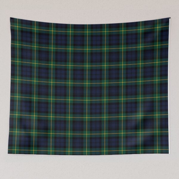 Item preview, Gordon Clan Tartan | Modern | Cute Blue and Green Plaid designed and sold by cutetartanshop.