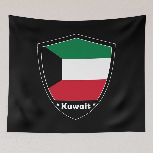 Item preview, Kuwait Flag Badge designed and sold by Gina-Driada.