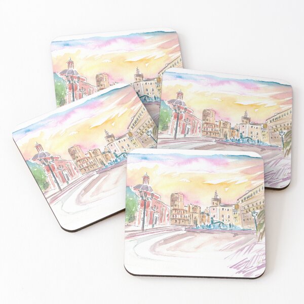 Item preview, Valencia Placa De Mare De Deu Street Scene designed and sold by artshop77.