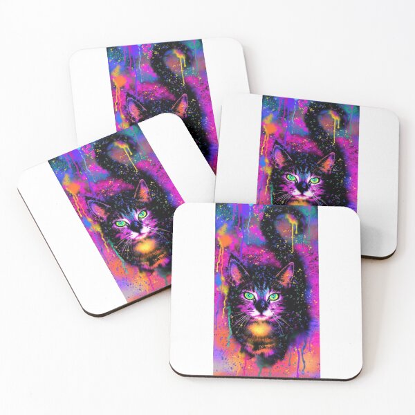 Item preview, Rainbow galaxy cat designed and sold by SaintsPlace.