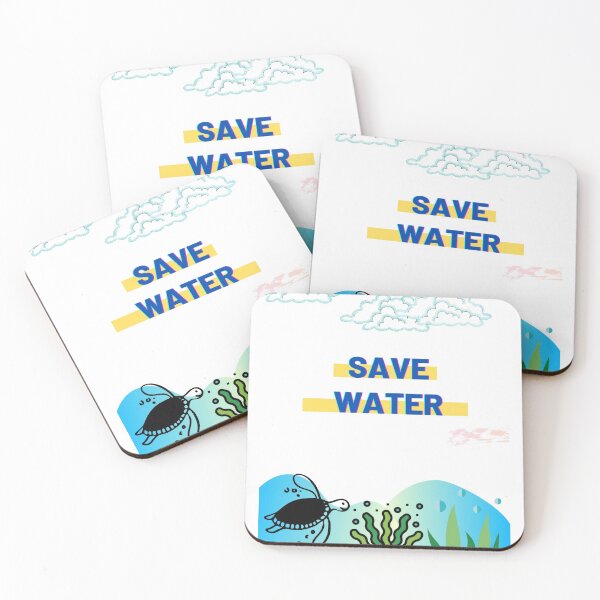 Item preview, Save Water designed and sold by Little Art Gallery.