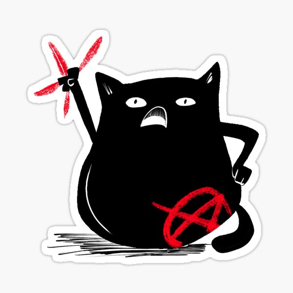 Chatnarchiste Sticker