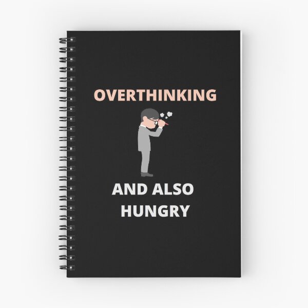 Item preview, Overthinking and also hungry designed and sold by zareworks.