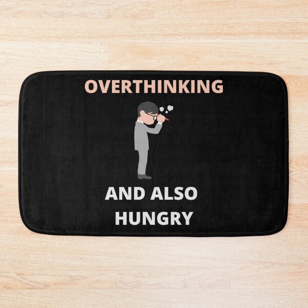 Item preview, Overthinking and also hungry designed and sold by zareworks.