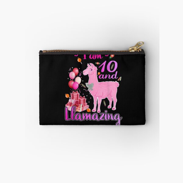 Item preview, I Am 10 Years Old And Llamazing 10th Llama Birthday Girl Boy  designed and sold by manidala.