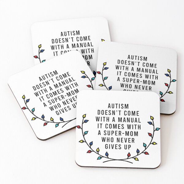 Item preview, Autism Mom Quote designed and sold by AnsDesigns.