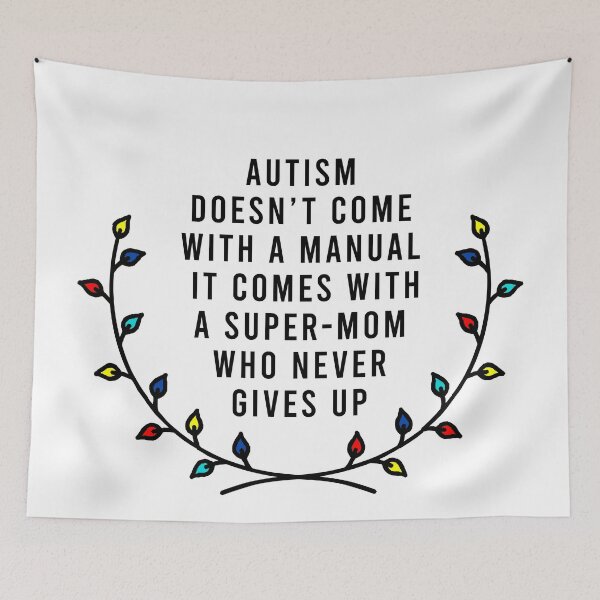 Item preview, Autism Mom Quote designed and sold by AnsDesigns.