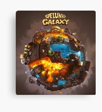 Spelunky Galaxy Canvas Print