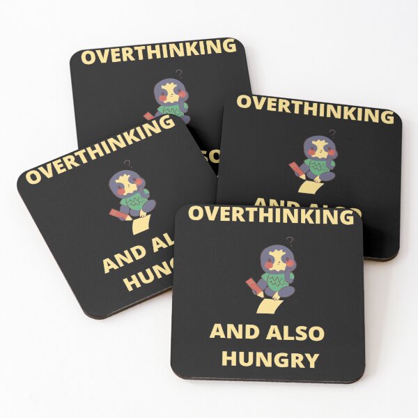 Item preview, Overthinking and also hungry designed and sold by zareworks.