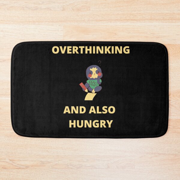 Item preview, Overthinking and also hungry designed and sold by zareworks.