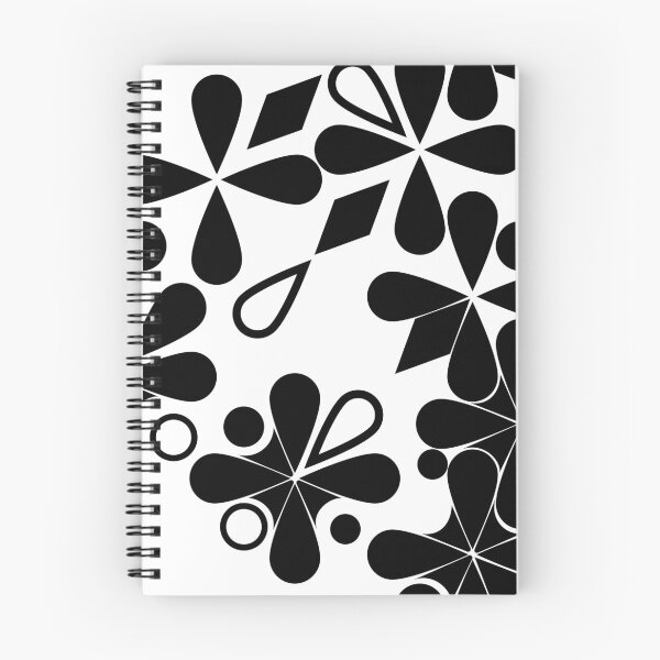 Item preview, Black and white flower pattern breaking apart designed and sold by STG-Designs.