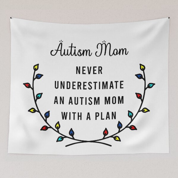 Item preview, Autism Mom Quote designed and sold by AnsDesigns.