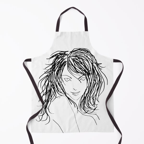 Item preview, Girl with tousled hair BLACK designed and sold by Fulgenl.