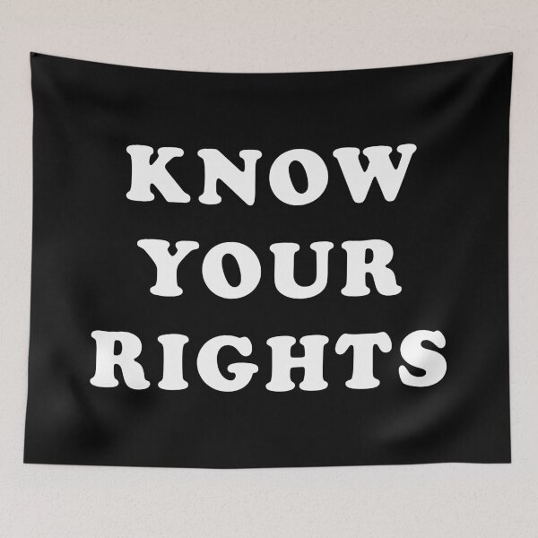 Item preview, Know your Rights, Freedom, Protest Constitutional Liberties designed and sold by ArtOfRebellion.