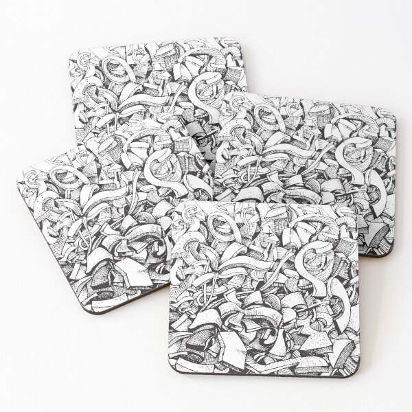 Item preview, Abstract background and sketches designed and sold by yellowideas.